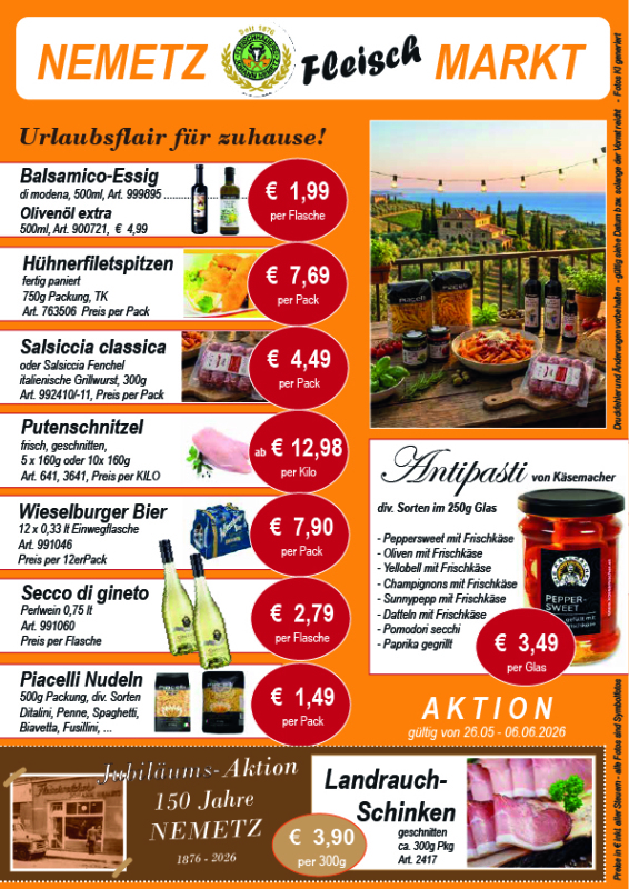 Dolce Vita im NEMETZ-MARKT