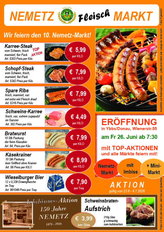 NemetzMarkt Er&ouml;ffnungsaktion